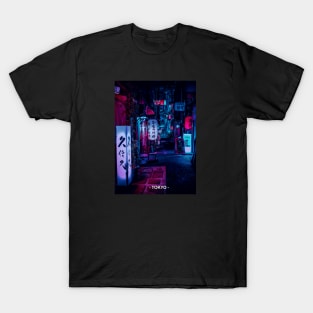 Tokyo Street Neon Synthwave T-Shirt